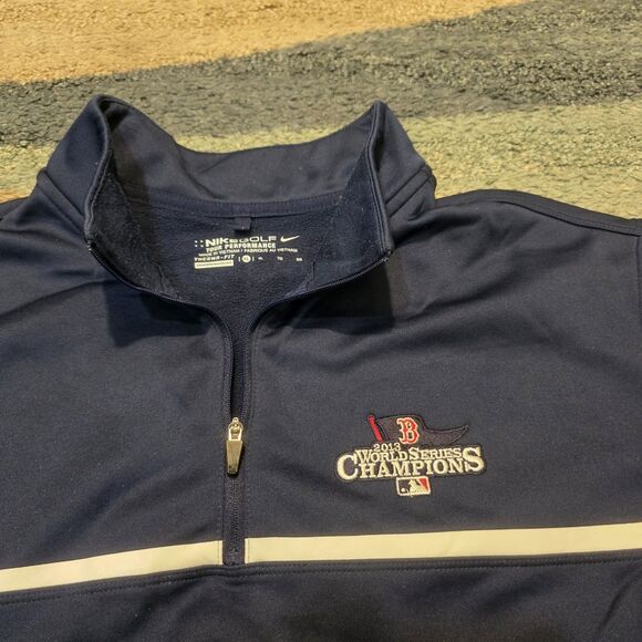 Boston RED SOX 2013 World Series Champions Nike  Zip Jacket XL Size - Picture 1 of 5